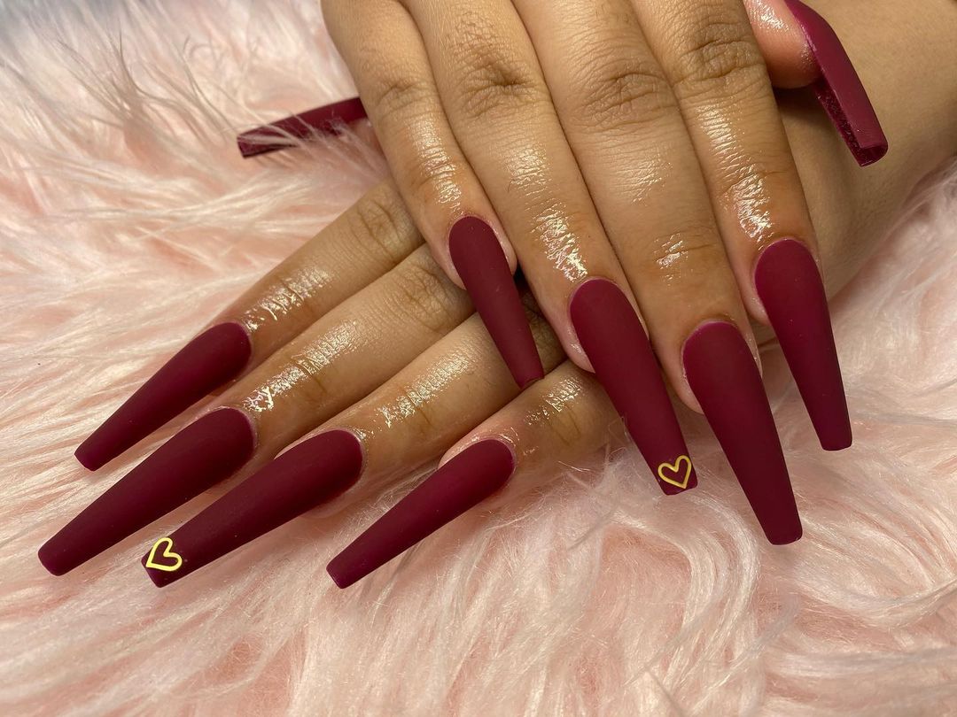 27 Ideas for Burgundy Fall Nails 2024