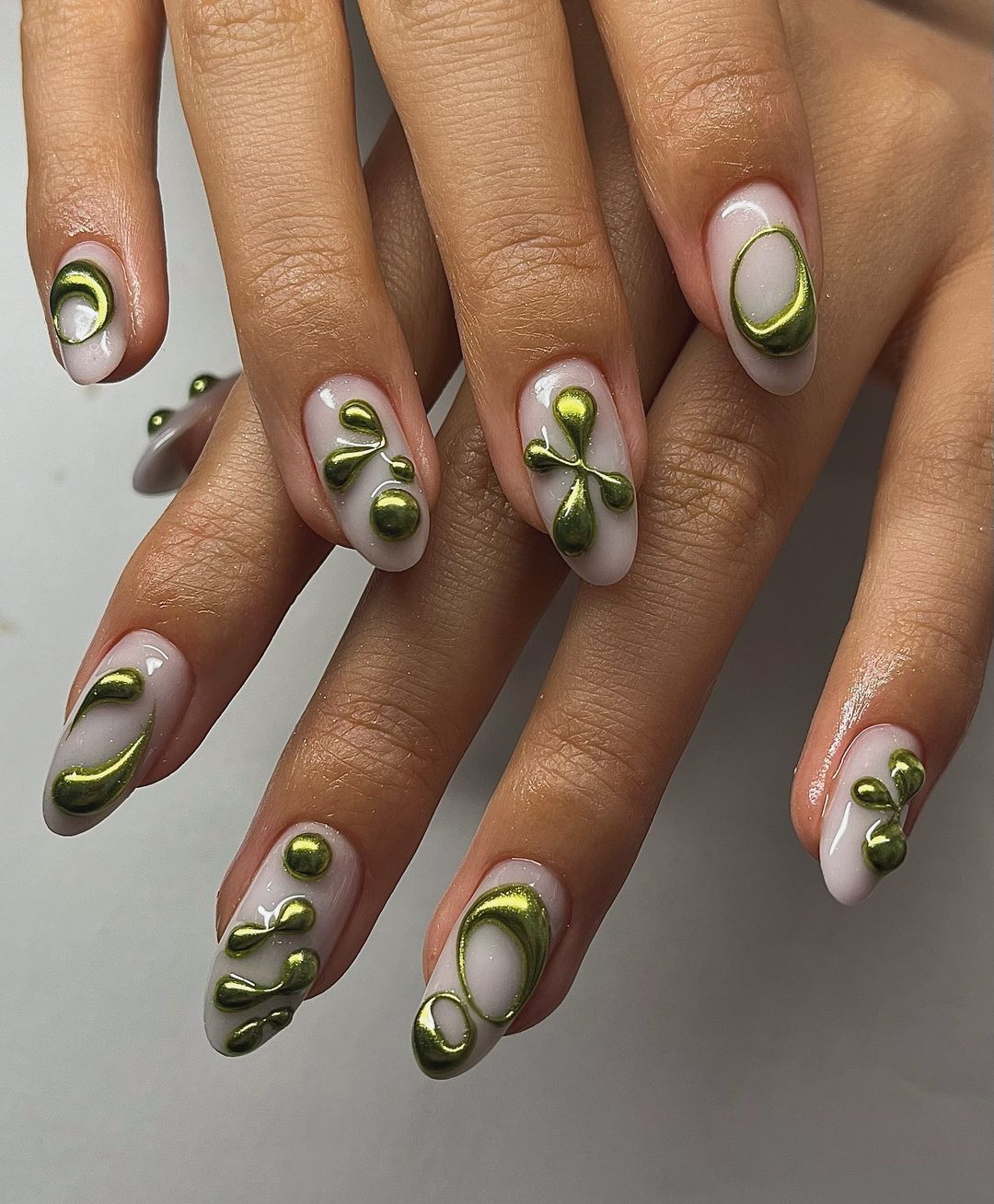 29 Ideas for Fall Green Nails