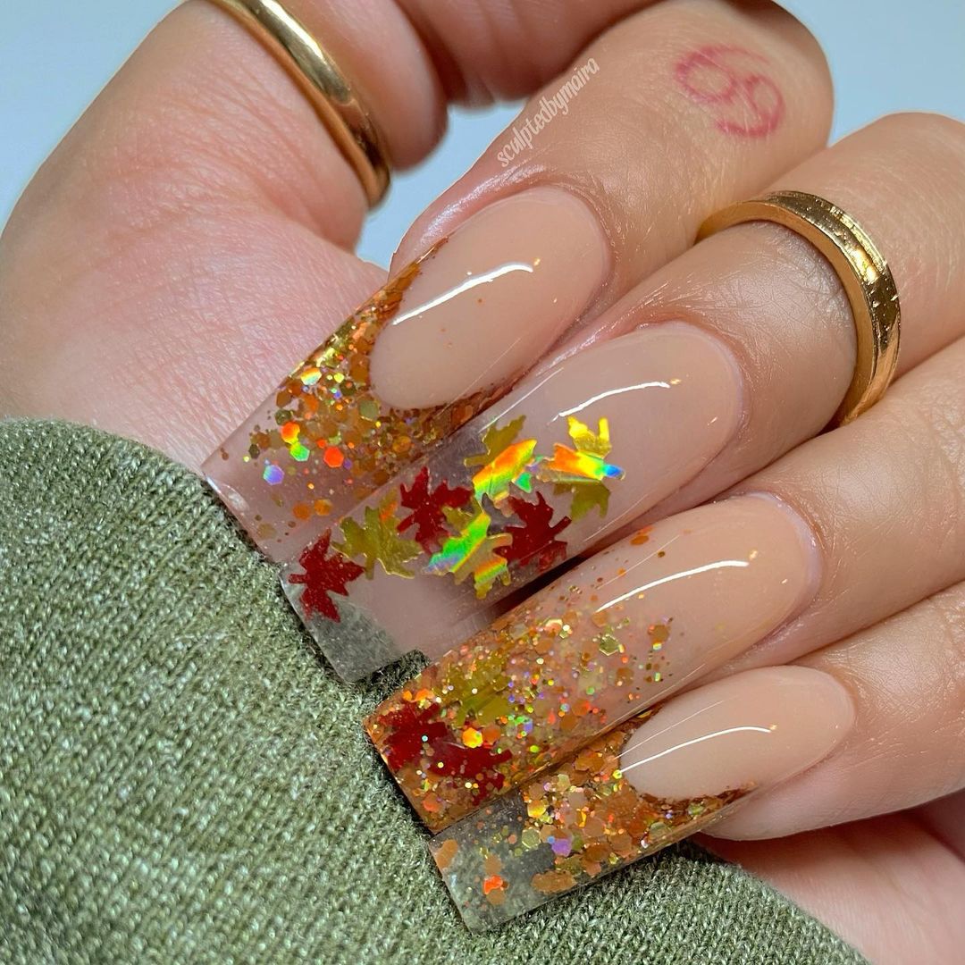 27 Ideas for Fall Themed Nails