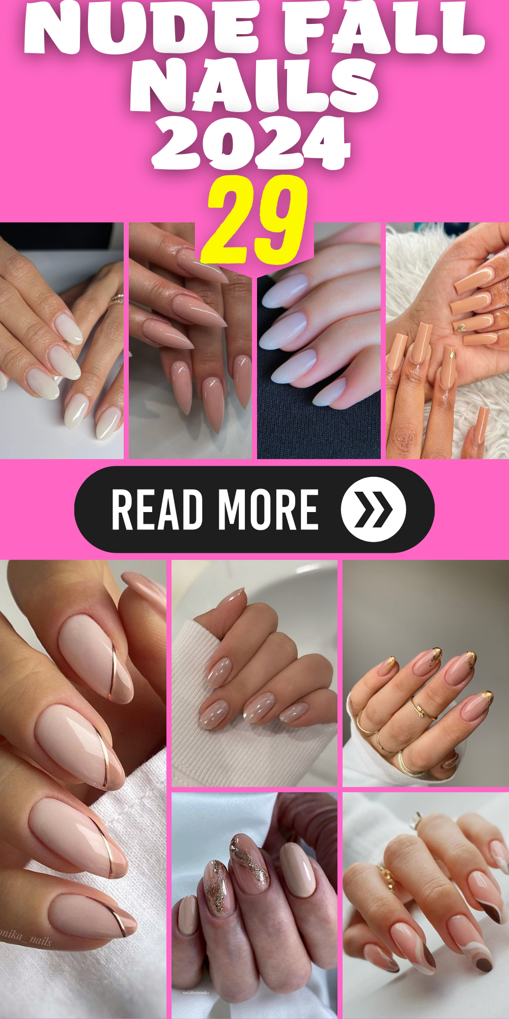 29 Elegant Ideas for Nude Fall Nails 2024