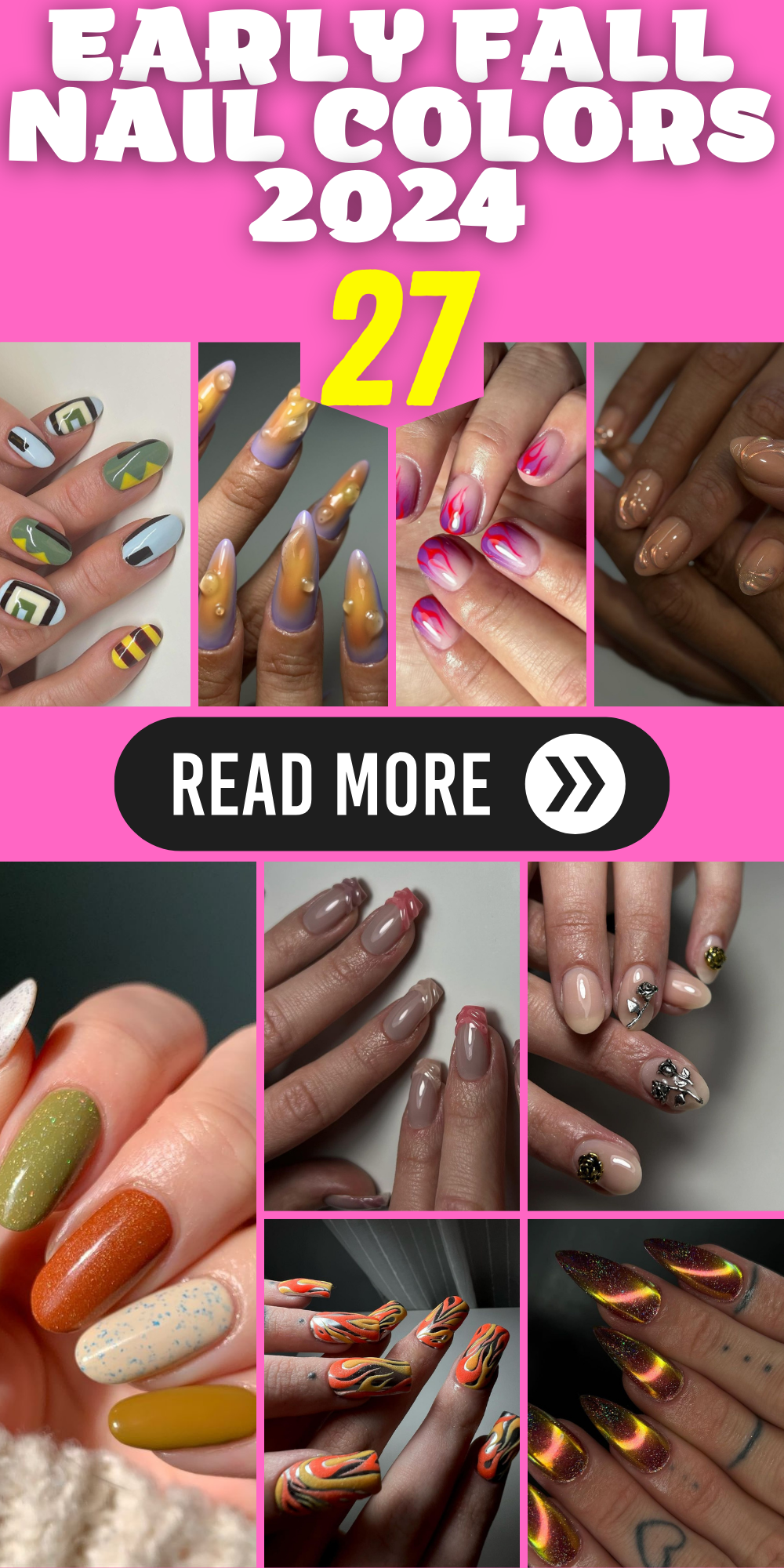 27 Inspiring Ideas for Early Fall Nail Colors 2024