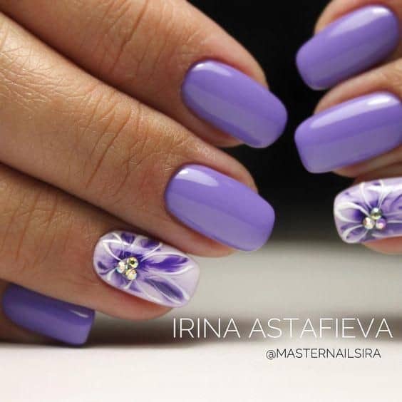 purple nails ideas