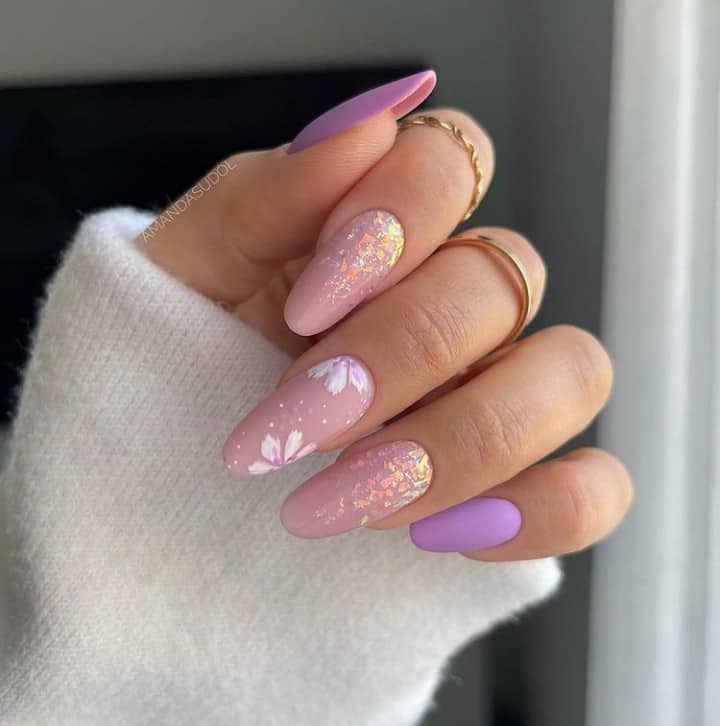 purple nails ideas