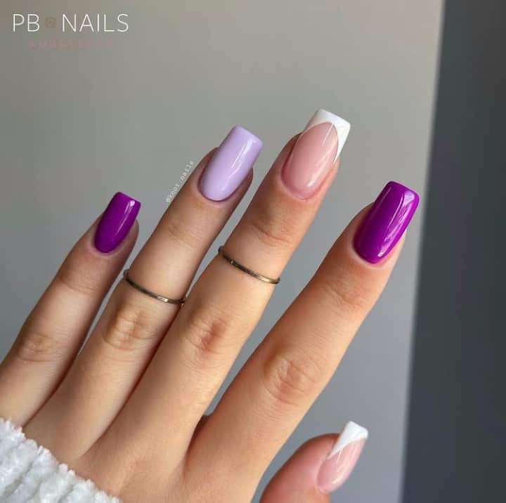 purple nails ideas