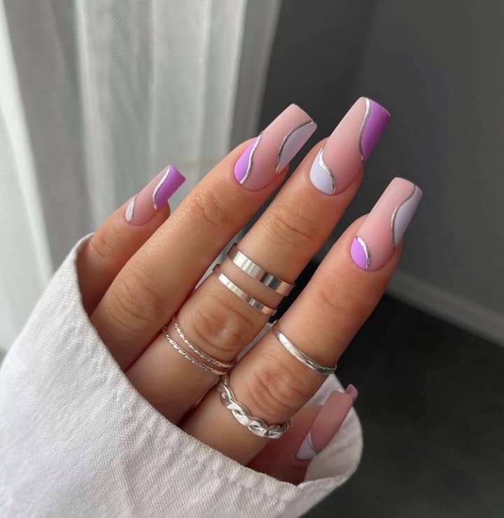 purple nails ideas