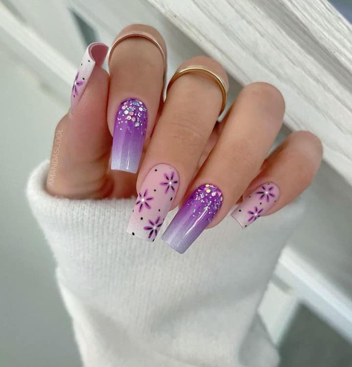 purple nails ideas