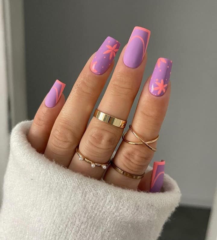 purple nails ideas