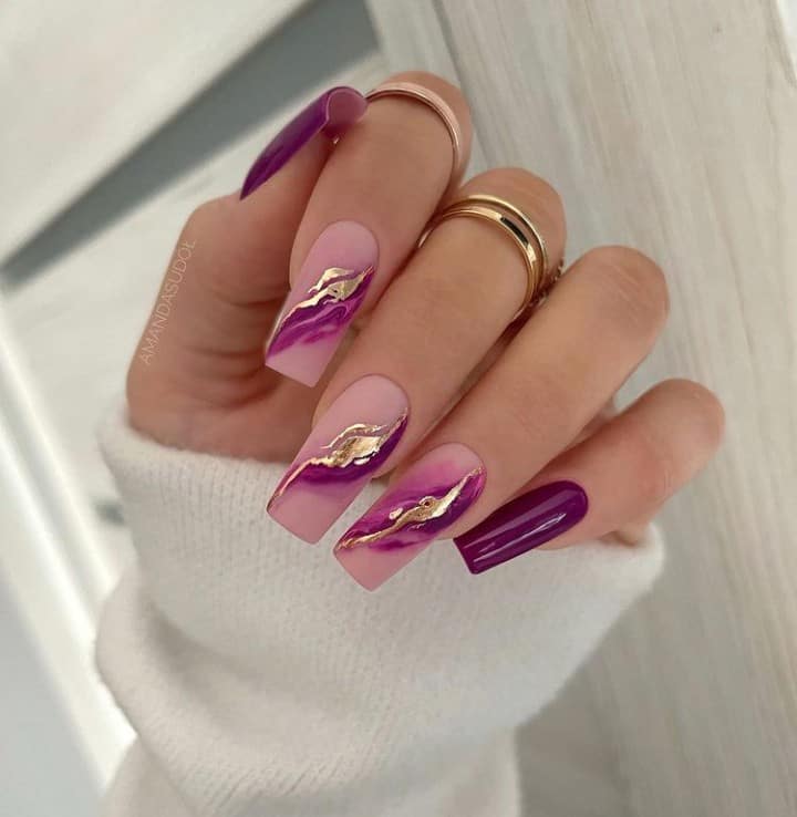 purple nails ideas