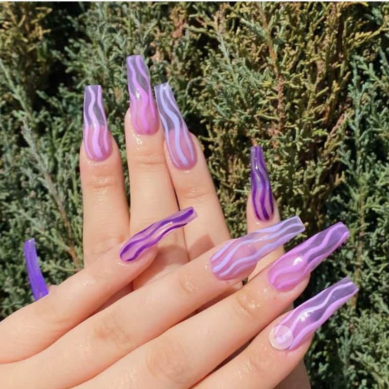 Purple Nails