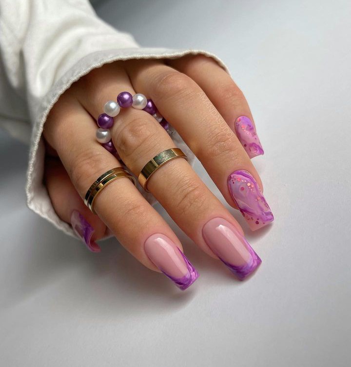 purple nails ideas