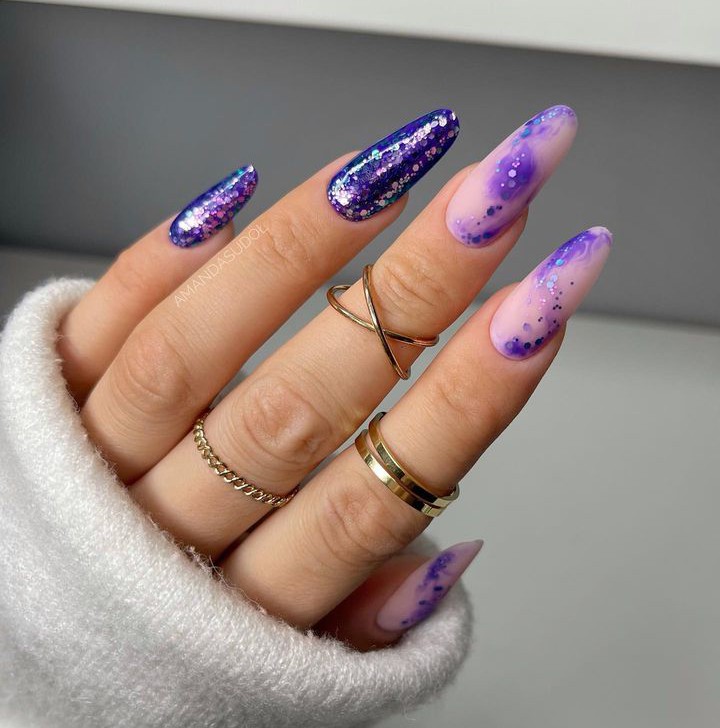 purple nails ideas