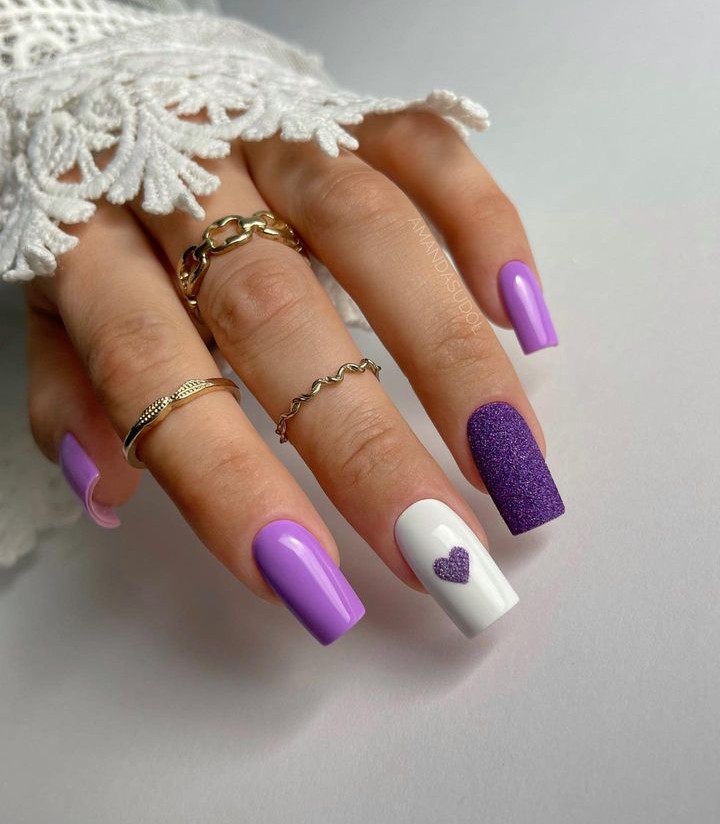 purple nails ideas