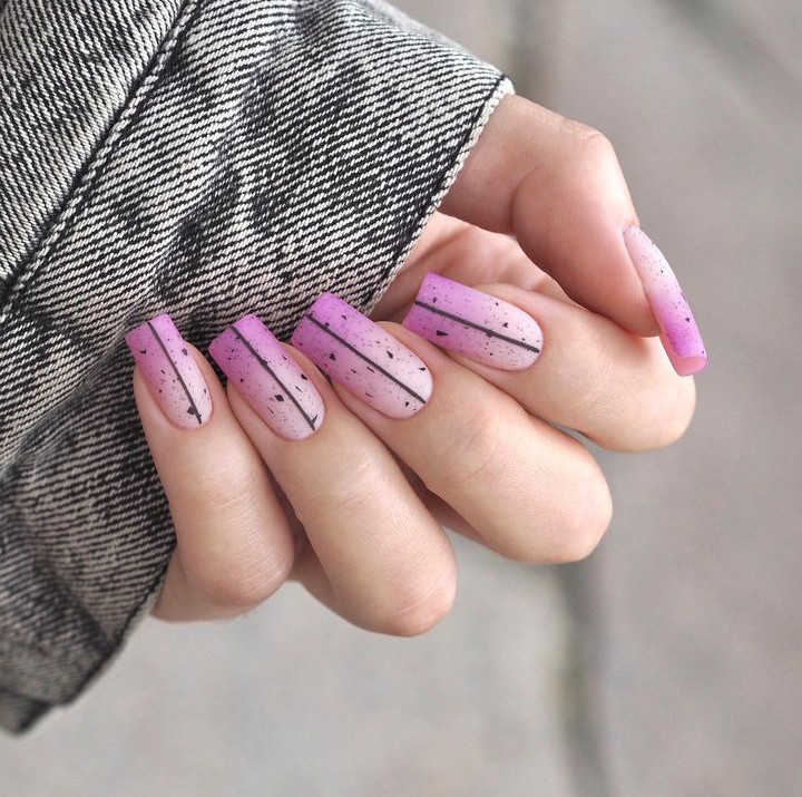 purple nails