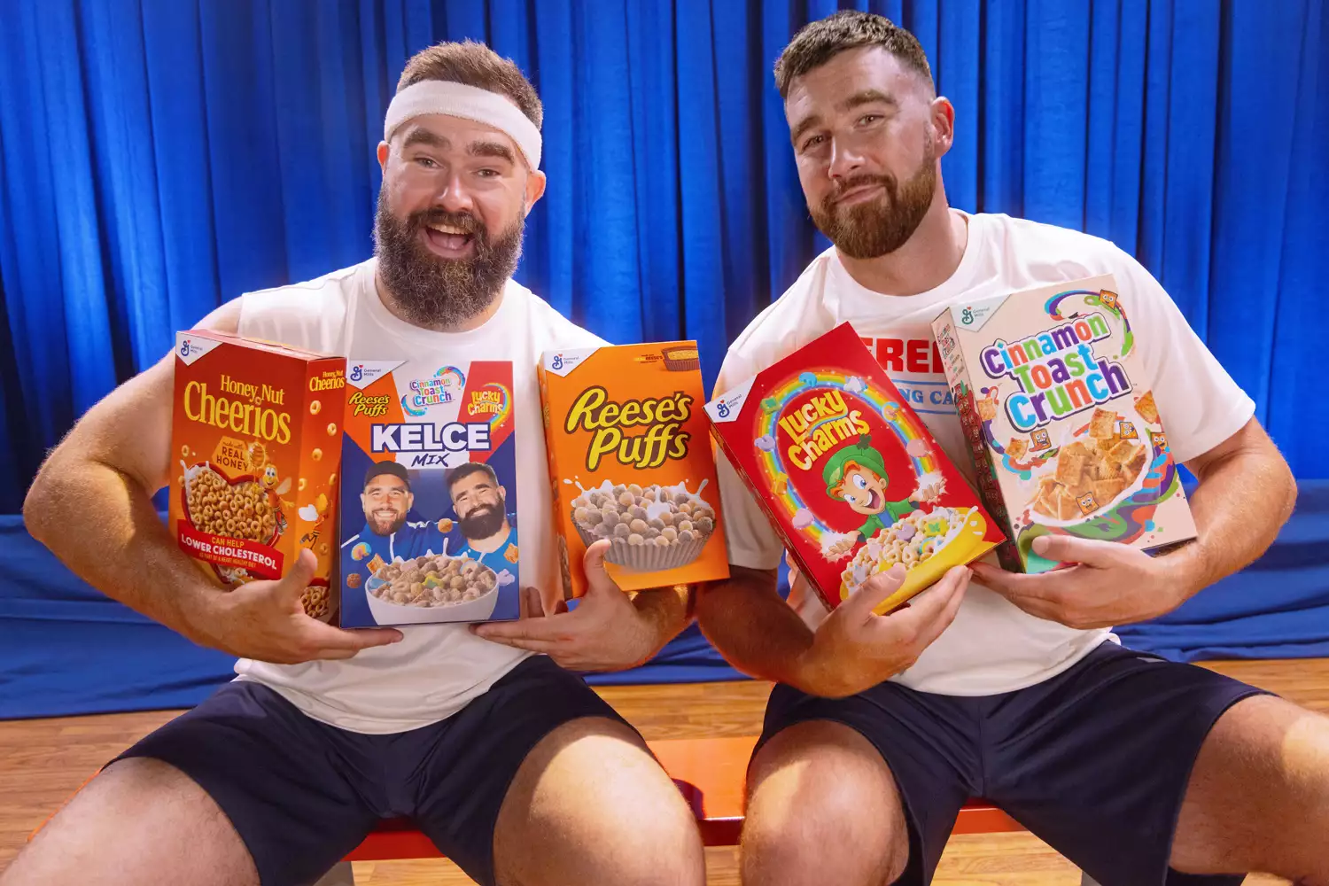 jason and travis kelce's new Kelce Mix Cereal