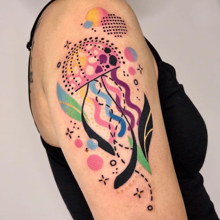 Abstract Animal Tattoos by Hen