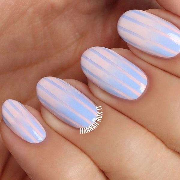 Stripes Nail Art