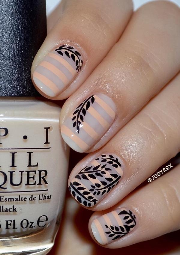 Stripes Nail Art