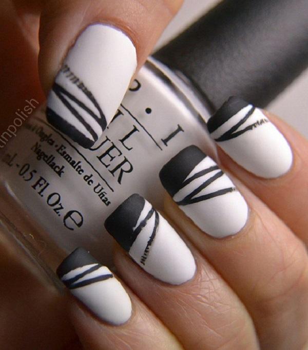 Stripes Nail Art