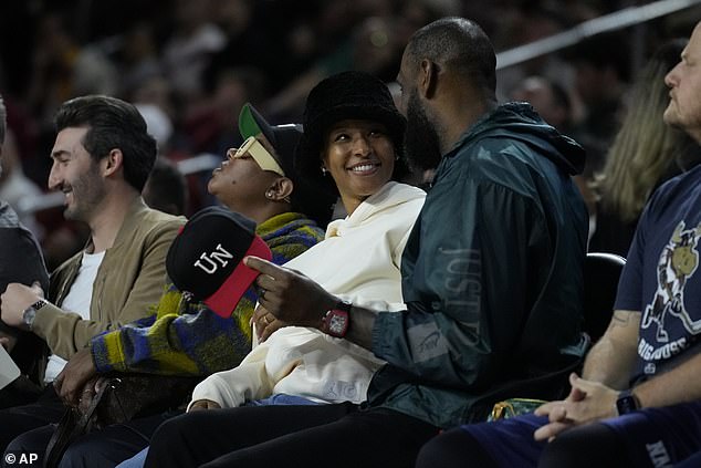 LeBron James and Savannah's love shines through: Cherishing Son Bronny's romantic moments mid-game as USC falls to Washington State