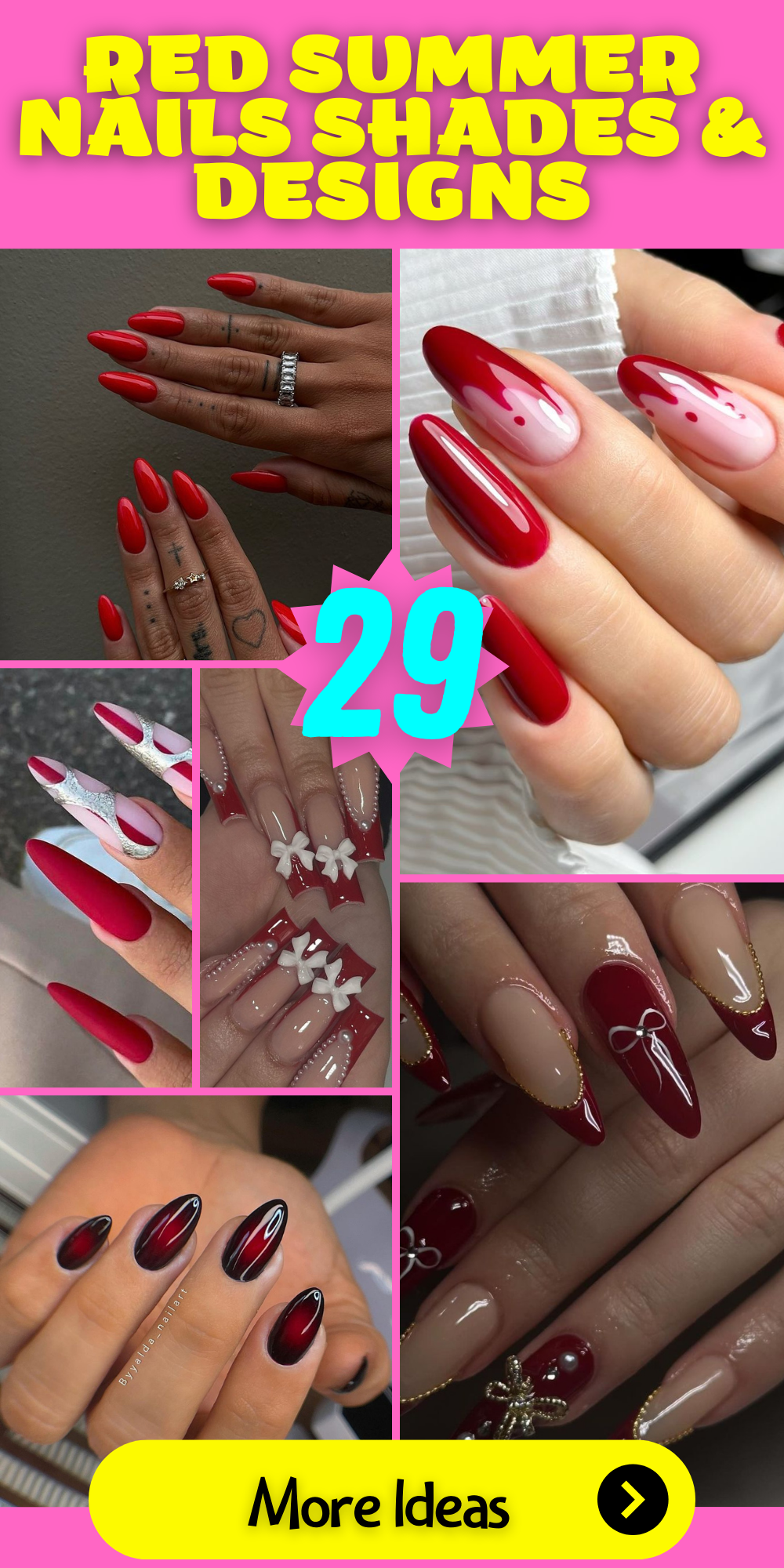 29 Red Summer Nails Shades & Designs: Nail Inspiration for a Bold Season