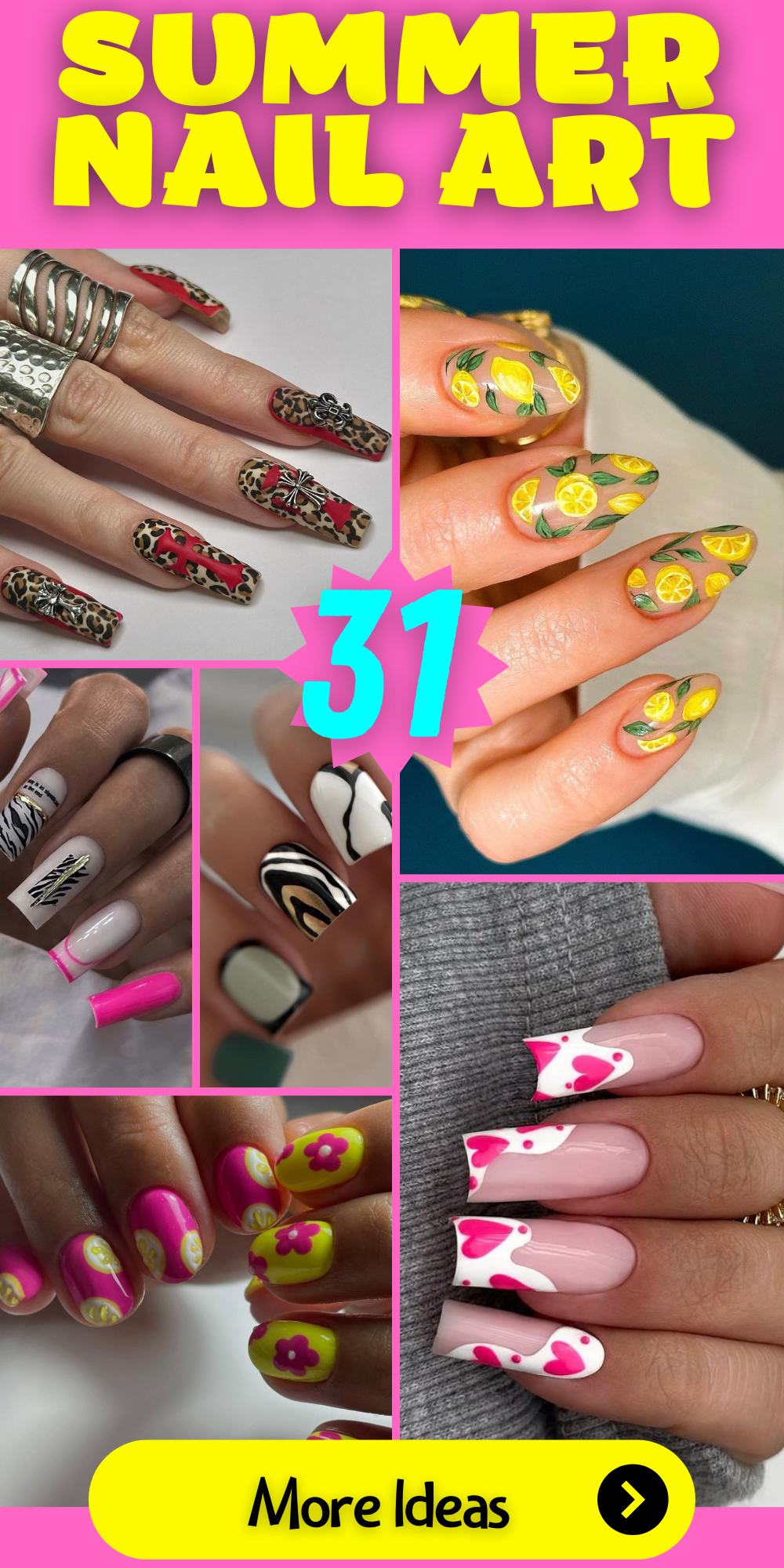 31 Summer Nail Art Ideas: Elevate Your Manicure Game with Creative Designs