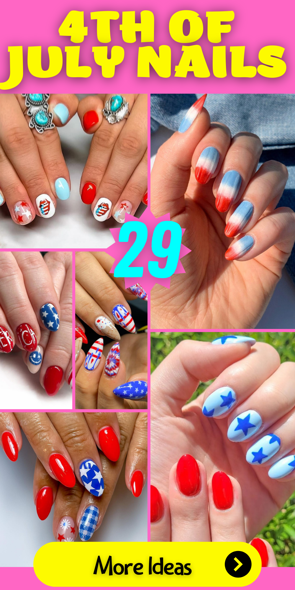 Get Festive: 29 Creative 4th of July Nail Ideas for Your Patriotic Manicure