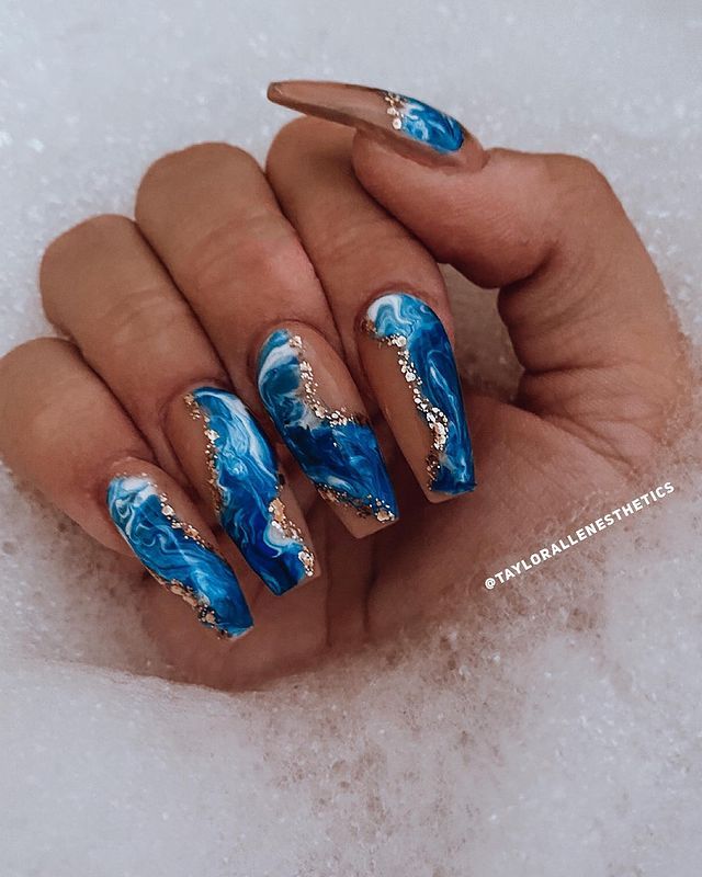 Dive into Style: 29 Ocean Nails Ideas for a Sea-Inspired Manicure