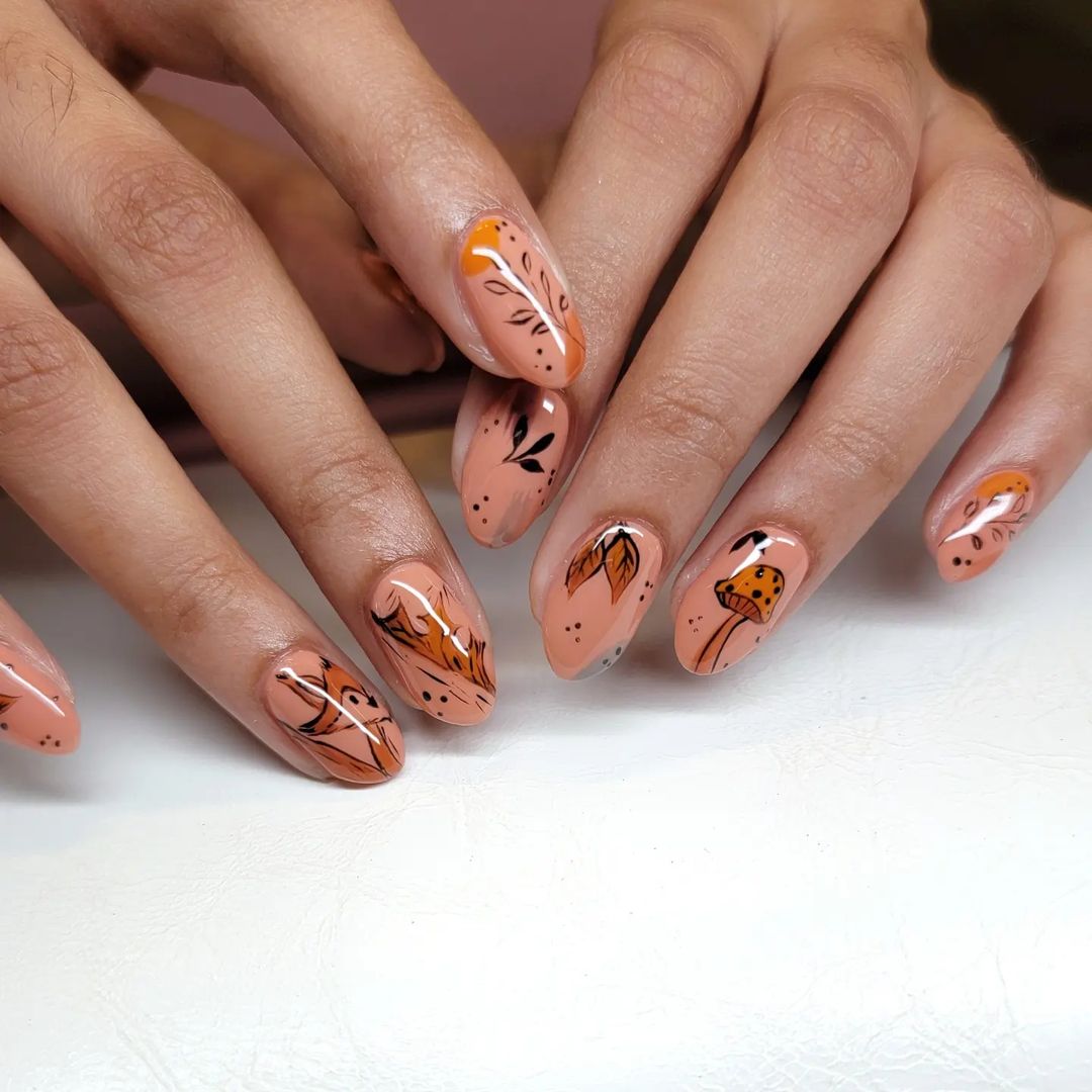 Fall Leaf Nail Designs: 27 Gorgeous Ideas for Your Autumn Look