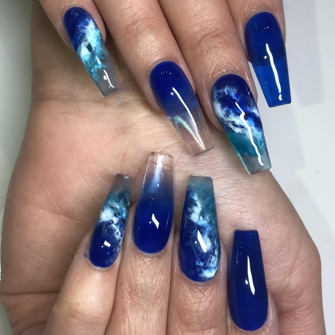 Dive into Style: 29 Ocean Nails Ideas for a Sea-Inspired Manicure