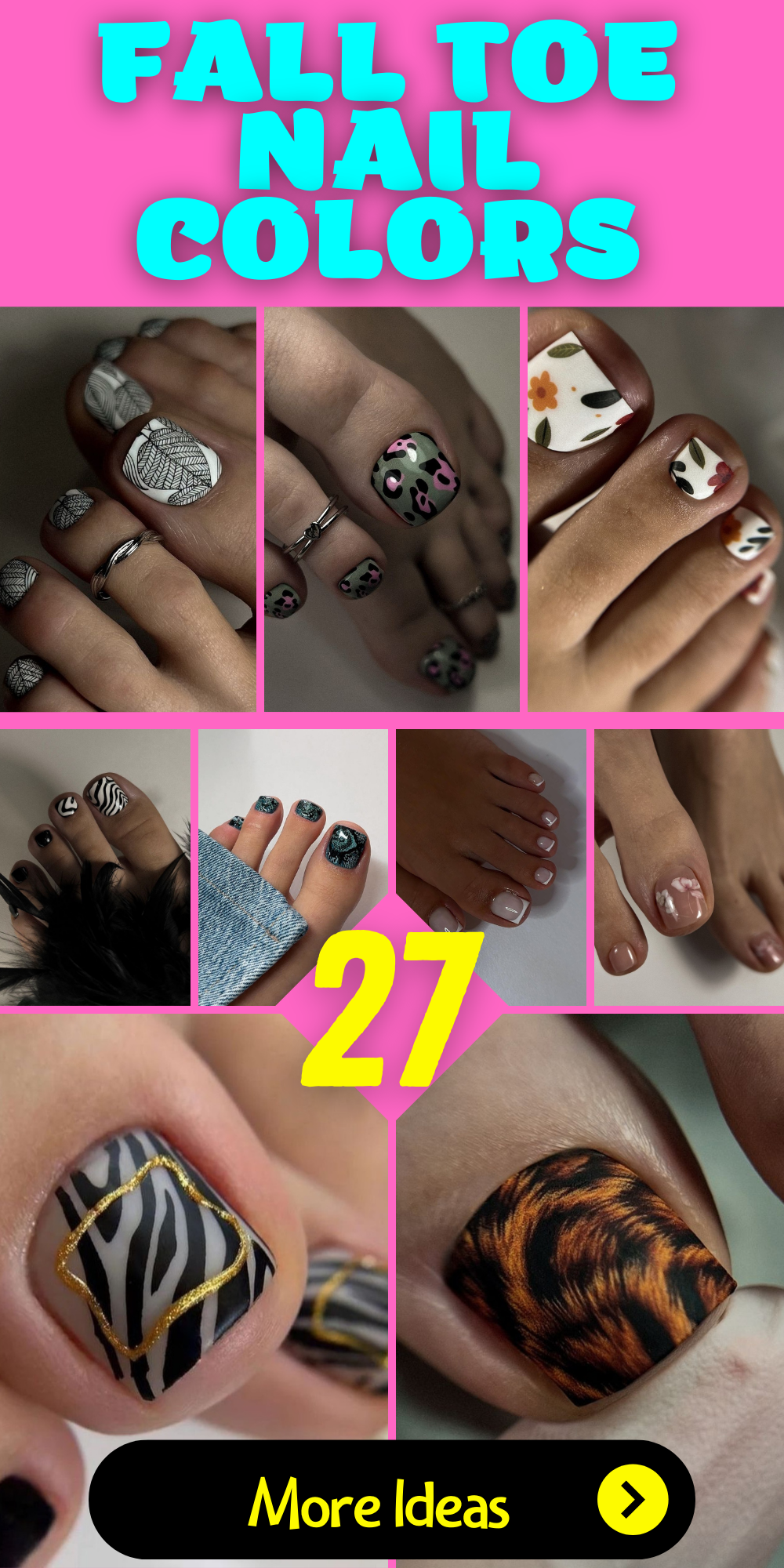 Fall Toe Nail Colors: 27 Stunning Ideas for the Season