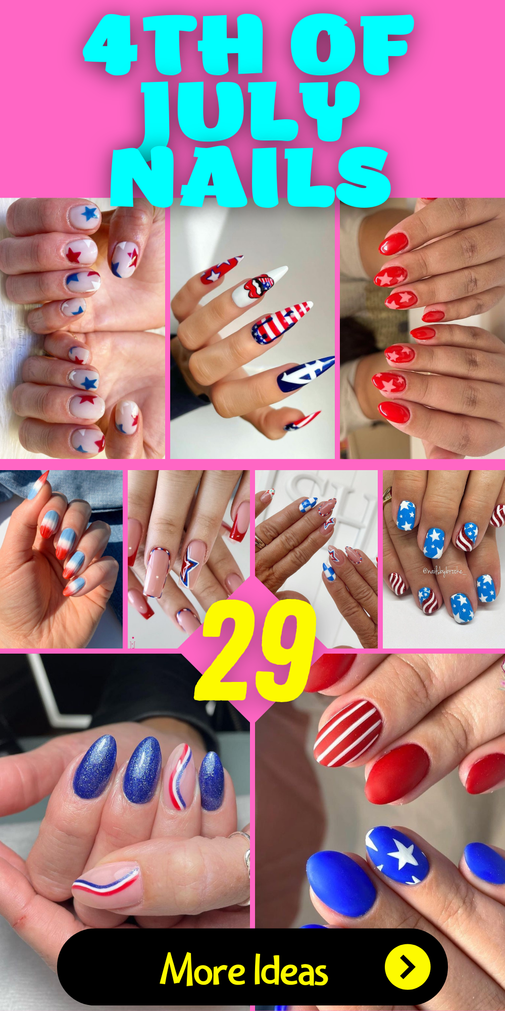 Get Festive: 29 Creative 4th of July Nail Ideas for Your Patriotic Manicure