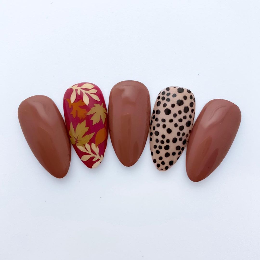 Fall Leaf Nail Designs: 27 Gorgeous Ideas for Your Autumn Look