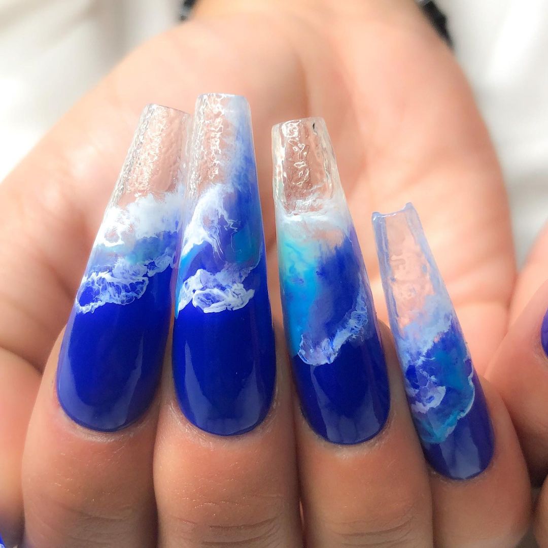 Dive into Style: 29 Ocean Nails Ideas for a Sea-Inspired Manicure