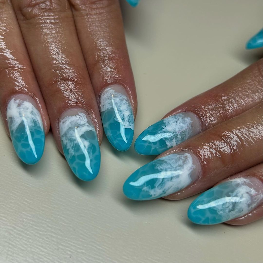 Dive into Style: 29 Ocean Nails Ideas for a Sea-Inspired Manicure