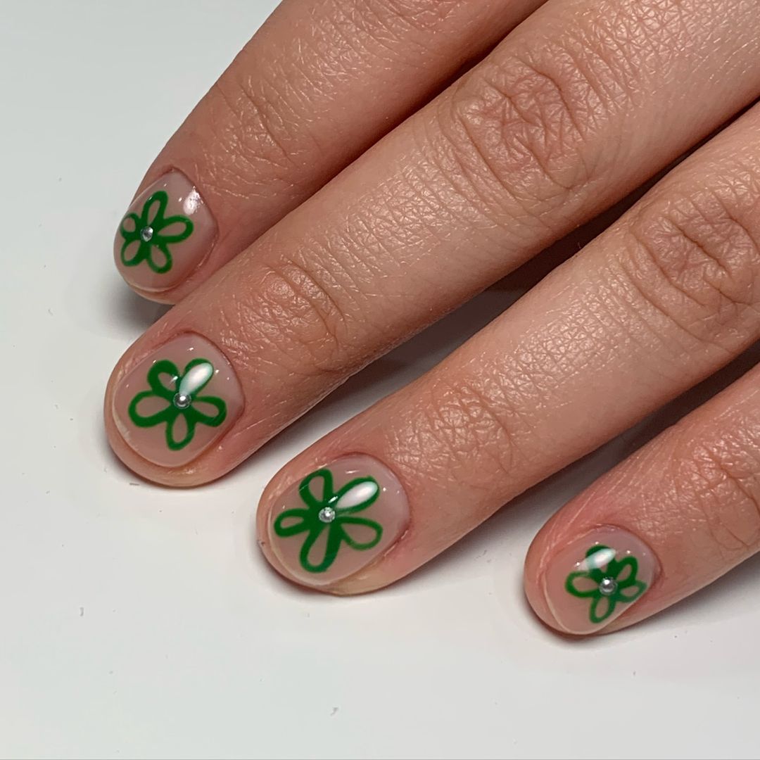 29 Ideas for Fall Green Nails