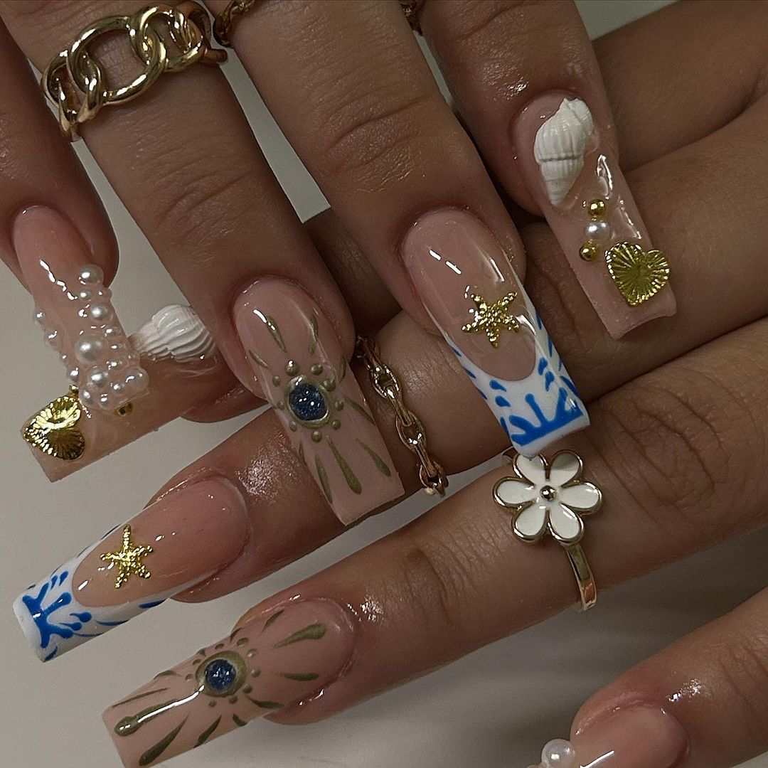 Dive into Style: 29 Ocean Nails Ideas for a Sea-Inspired Manicure