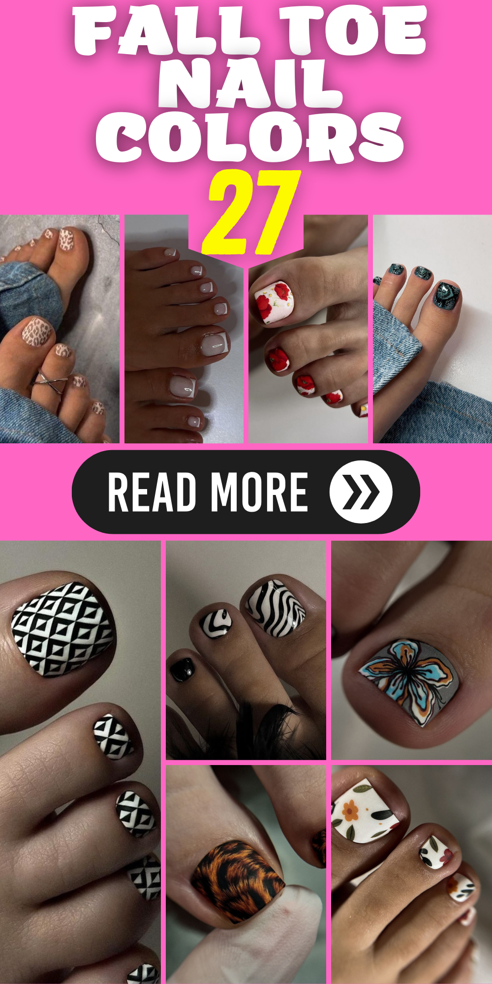 Fall Toe Nail Colors: 27 Stunning Ideas for the Season