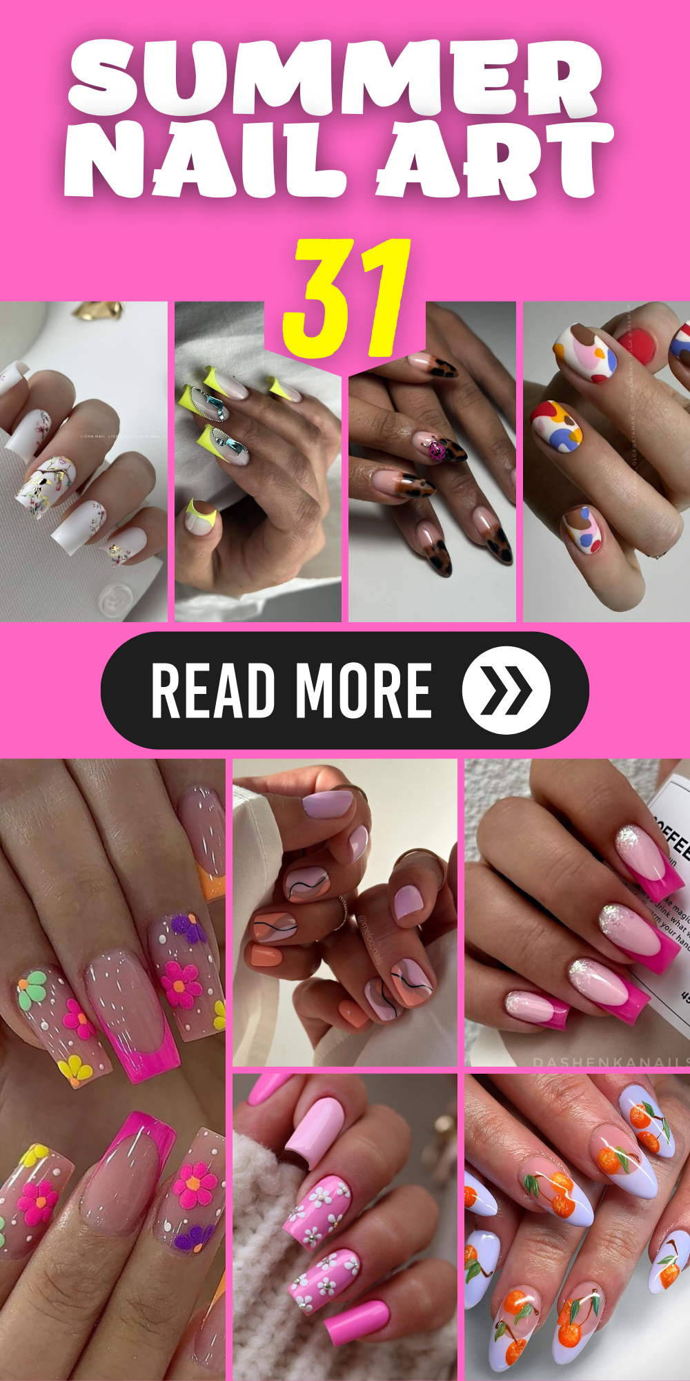 31 Summer Nail Art Ideas: Elevate Your Manicure Game with Creative Designs