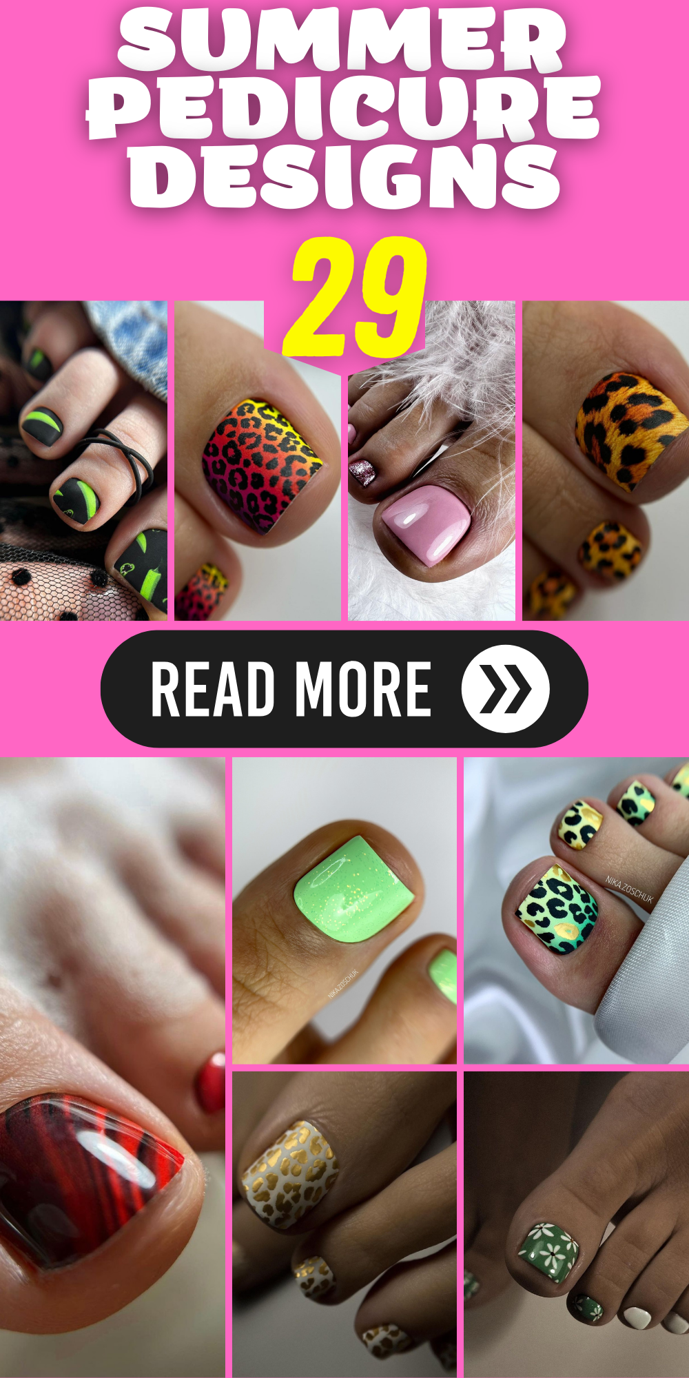 Dive into Summer Vibes: 29 Pedicure Designs to Make Your Toes Pop!