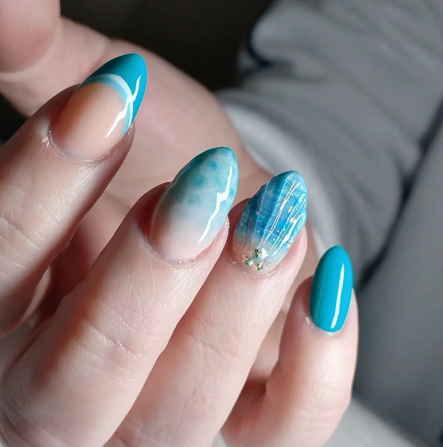 Dive into Style: 29 Ocean Nails Ideas for a Sea-Inspired Manicure