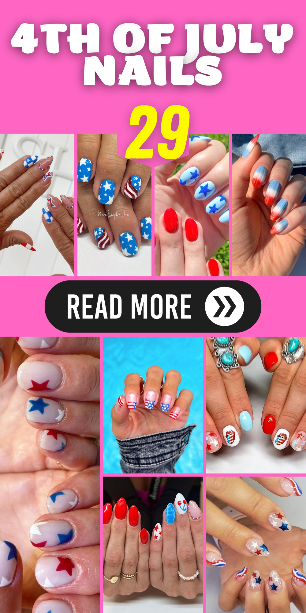 Get Festive: 29 Creative 4th of July Nail Ideas for Your Patriotic Manicure