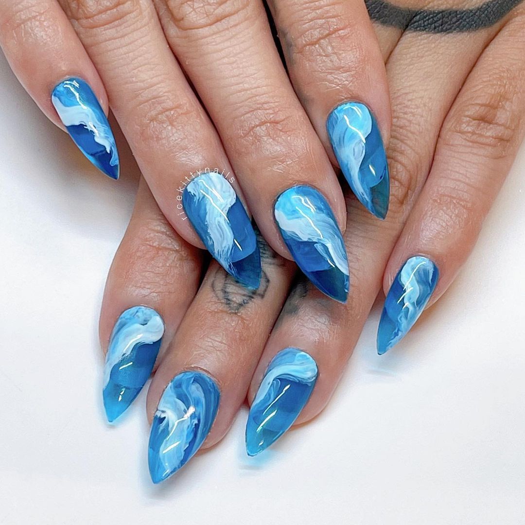 Dive into Style: 29 Ocean Nails Ideas for a Sea-Inspired Manicure