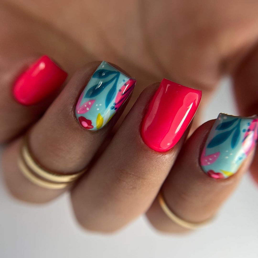 Trendy Acrylic Colors and Designs for Your Summer Nail Inspiration