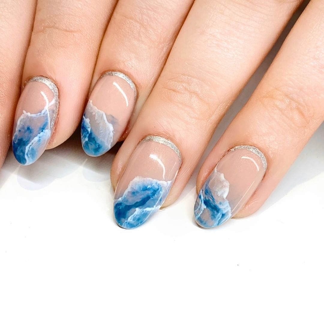 Dive into Style: 29 Ocean Nails Ideas for a Sea-Inspired Manicure