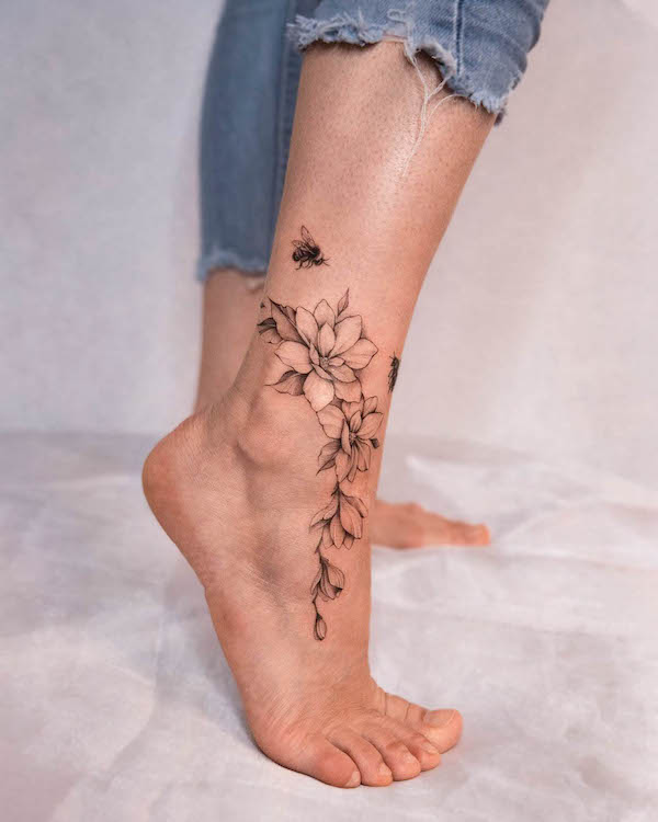 70 Gorgeous Foot Tattoos For Women - Our Mindful Life