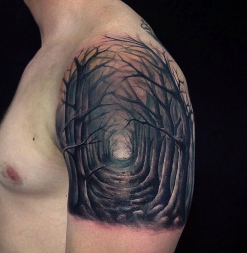 Terrific Nature Tattoos Design