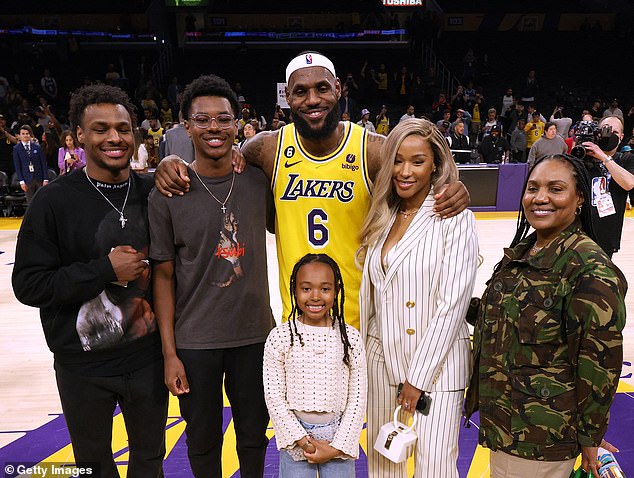 LeBron James and Savannah's love shines through: Cherishing Son Bronny's romantic moments mid-game as USC falls to Washington State