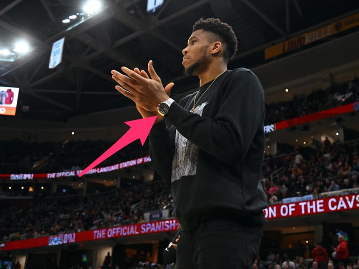 Giannis Antetokounmpo has become a watch enthusiast.