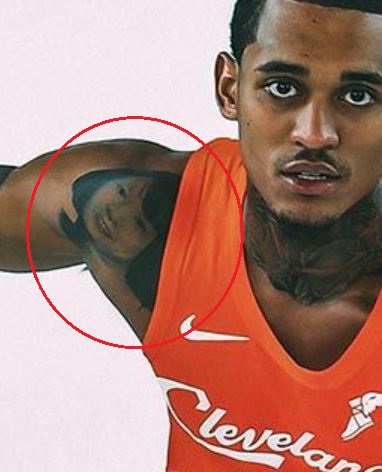 Jordan Clarkson woman tattoo