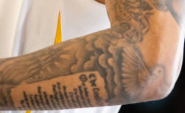 Jordan Clarkson words tattoo